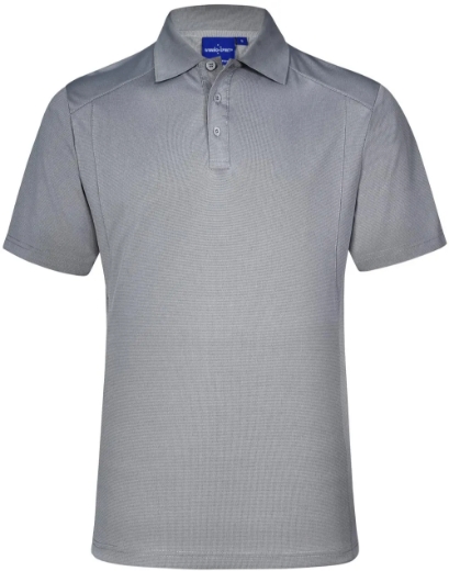 Picture of Winning Spirit, Mens Bamboo Charcoal S/S Polo